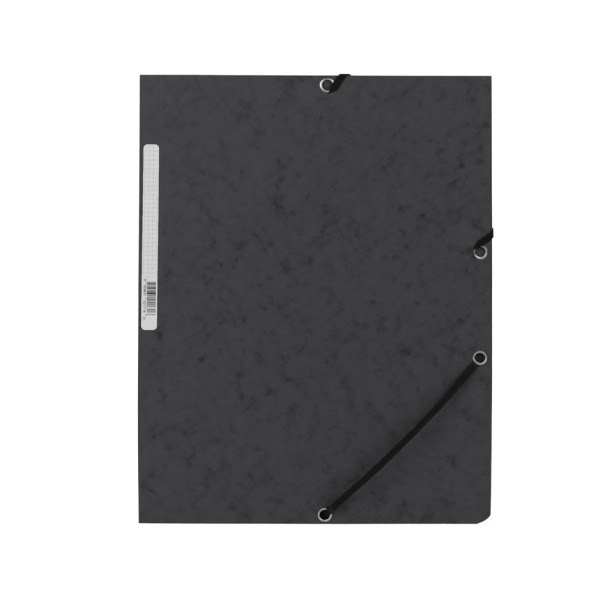 Carpeta q-connect gomas kf02169 carton simil-prespan solapas 320x243 mm negra