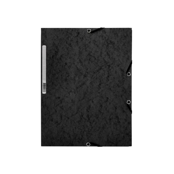 Carpeta q-connect gomas kf02169 carton simil-prespan solapas 320x243 mm negra