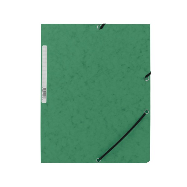 Carpeta q-connect gomas kf02168 carton simil-prespan solapas 320x243 mm verde