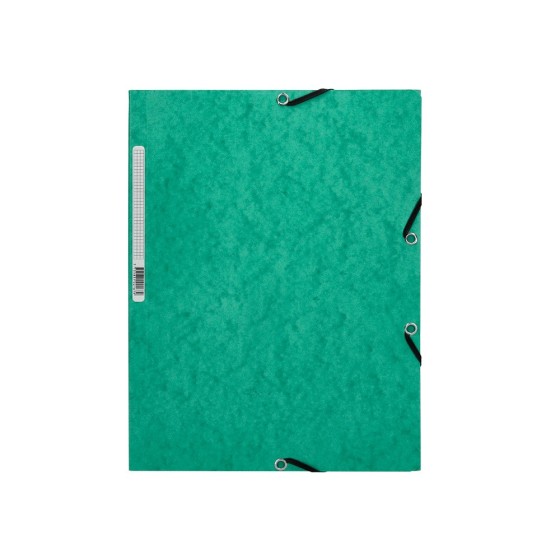 Carpeta q-connect gomas kf02168 carton simil-prespan solapas 320x243 mm verde