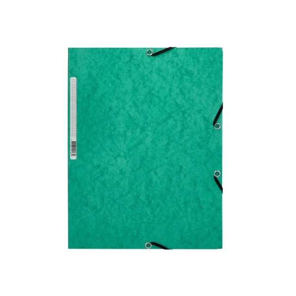 Carpeta q-connect gomas kf02168 carton simil-prespan solapas 320x243 mm verde