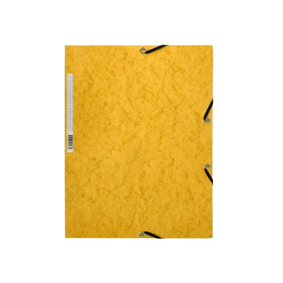 Carpeta q-connect gomas kf02166 carton simil-prespan solapas 320x243 mm amarilla