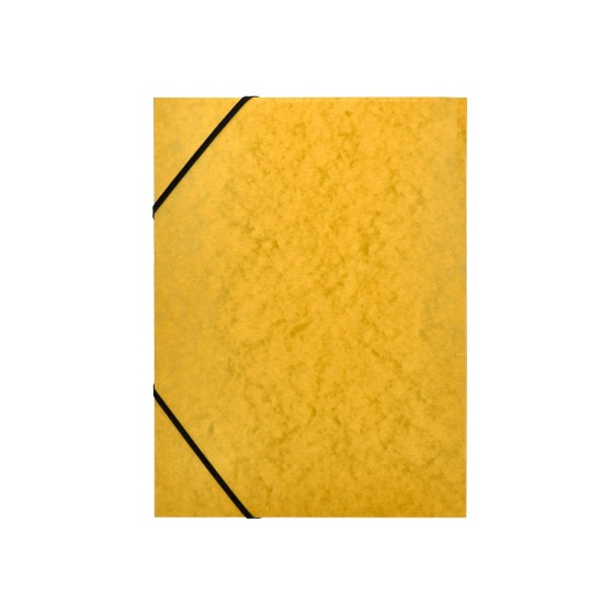 Carpeta q-connect gomas kf02166 carton simil-prespan solapas 320x243 mm amarilla