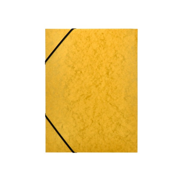 Carpeta q-connect gomas kf02166 carton simil-prespan solapas 320x243 mm amarilla