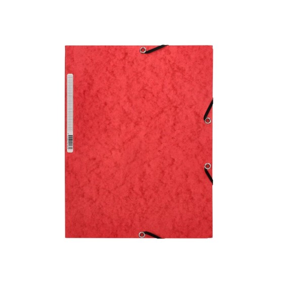 Carpeta q-connect gomas kf02165 carton simil-prespan solapas 320x243 mm roja