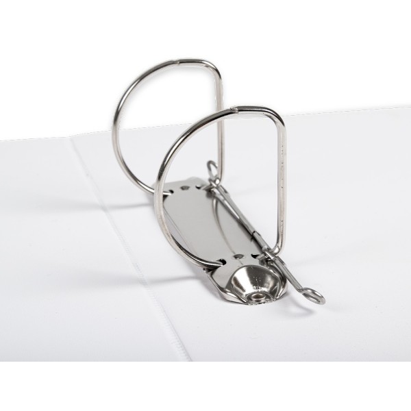 Carpeta canguro 2 anillas mixtas 55mm liderpapel a4 plastico blanca