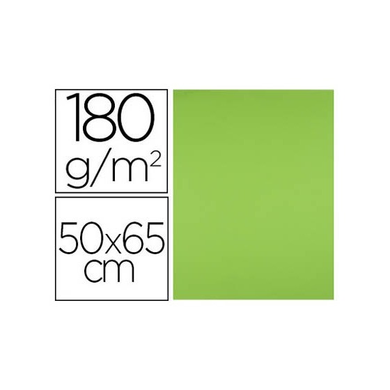 Cartulina liderpapel 50x65 cm 180g/m2 verde hierba