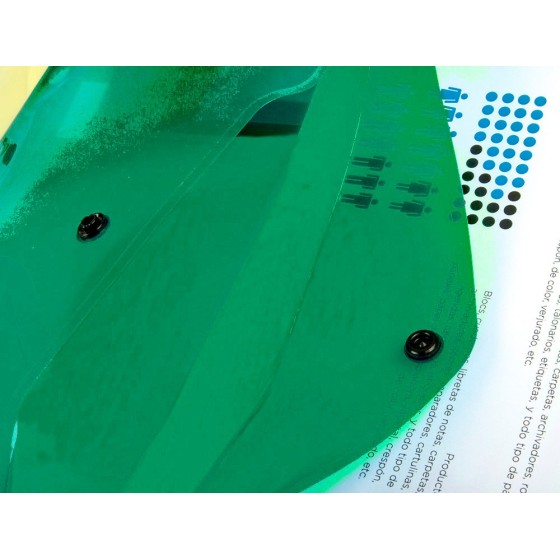 Carpeta liderpapel dossier broche 34353 polipropileno din a5 verde transparente