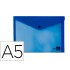 Carpeta liderpapel dossier broche 34352 polipropileno din a5 azul transparente