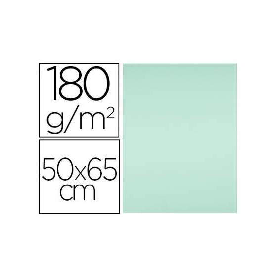 Cartulina liderpapel 50x65 cm 180g/m2 verde