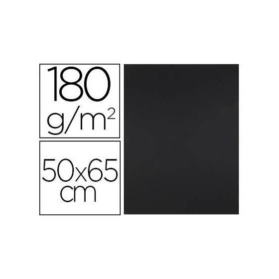 Cartulina liderpapel 50x65 cm 180g/m2 negro