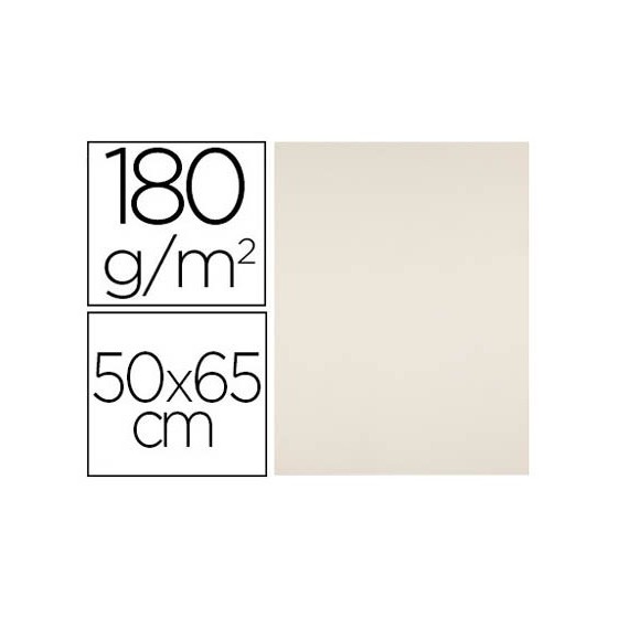 Cartulina liderpapel 50x65 cm 180g/m2 crema