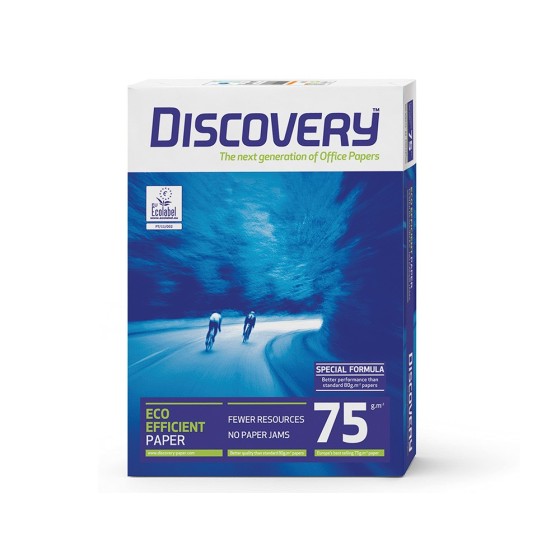 Papel fotocopiadora discovery din a3 75 grs. papel multiuso ink-jet y laserpaquete de 500 hojas