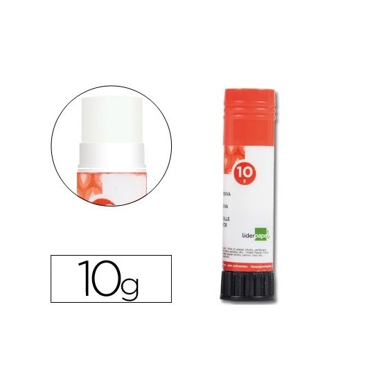 Pegamento liderpapel en barra 10 gr unidad