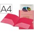 Carpeta liderpapel dossier dos bolsas canguro 45680 polipropileno din a4 roja