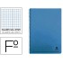 Cuaderno espiral liderpapel folio 100h cuadro 4mm tapa azul con margen 70 gr