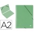 Carpeta planos liderpapel a2 carton gofrado n 12 verde