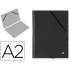 Carpeta planos liderpapel a2 carton gofrado n 12 negro