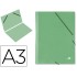 Carpeta planos liderpapel a3 carton gofrado n 12 verde