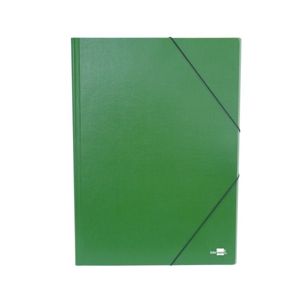 Carpeta planos liderpapel a3 carton gofrado n 12 verde