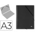 Carpeta planos liderpapel a3 carton gofrado n 12 negro