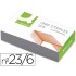 Grapas q-connect nº 23/6 cobreadas caja de 1000 unidades