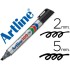 Rotulador artline marcador permanente 109 negro -punta biselada