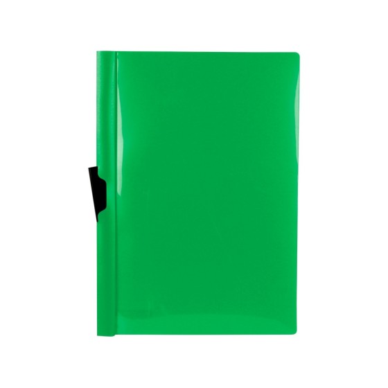 Carpeta liderpapel dossier pinza lateral 45323 polipropileno din a4 verde 60 hojas pinza deslizante
