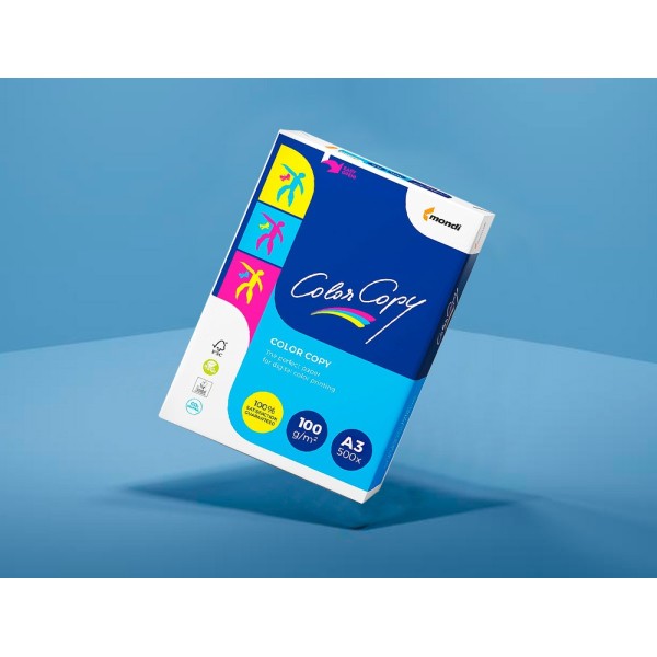 Papel fotocopiadora color copy din a3 100 gramos paquete de 500 hojas