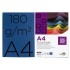 Cartulina liderpapel a4 180g/m2 azul ultramar paquete de 100 hojas