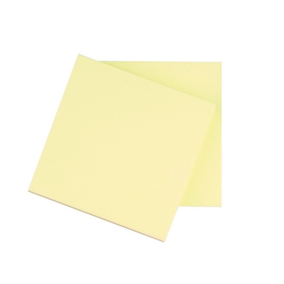 Bloc de notas adhesivas quita y pon q-connect 76x76 mm con 100 hojas