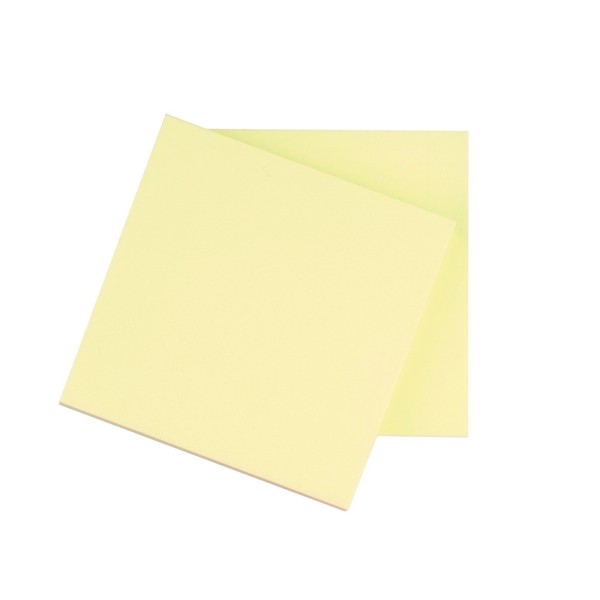 Bloc de notas adhesivas quita y pon q-connect 76x76 mm con 100 hojas