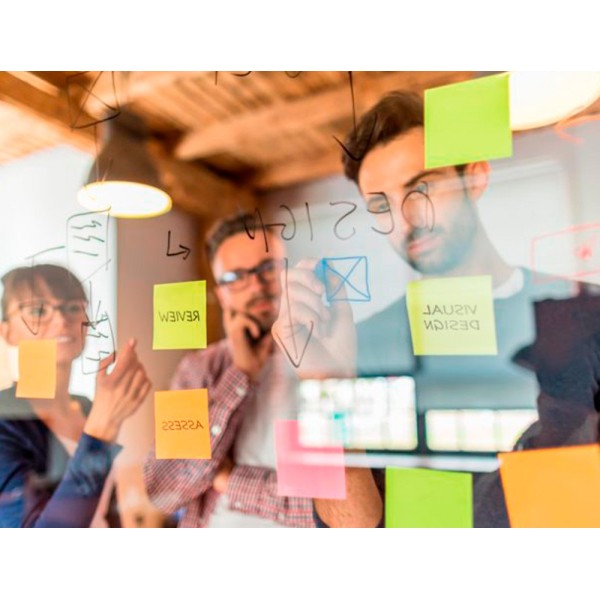 Bloc de notas adhesivas quita y pon q-connect 38x51 mm con 100 hojas