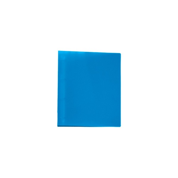 Carpeta liderpapel 4 anillas 25 mm mixtas 43432 polipropileno din a4 azul translucido