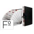 Carpeta fuelle liderpapel folio carton forrado negra