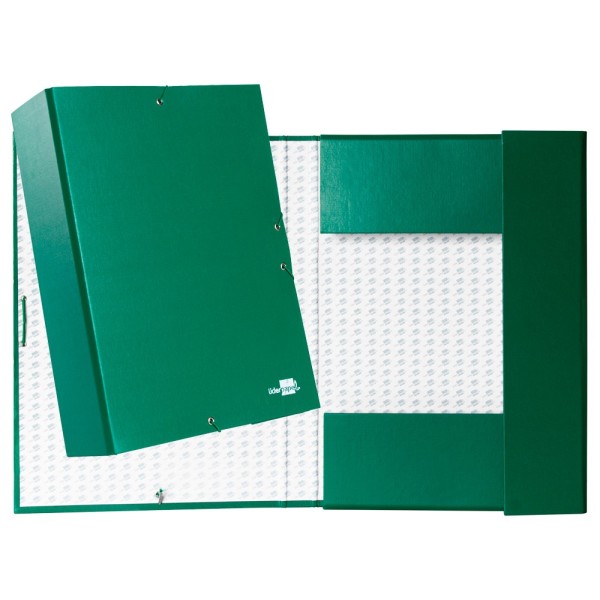 Carpeta proyectos liderpapel folio lomo 90mm carton forradoverde