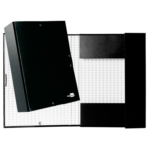 Carpeta proyectos liderpapel folio lomo 90mm carton forradonegra