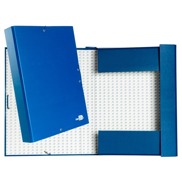 Carpeta proyectos liderpapel folio lomo 50mm carton forradoazul