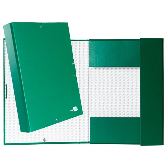 Carpeta proyectos liderpapel folio lomo 50mm carton forradoverde