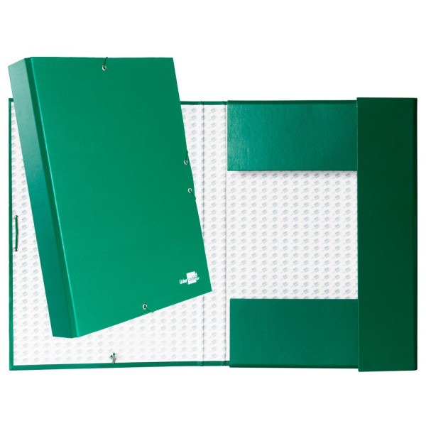 Carpeta proyectos liderpapel folio lomo 50mm carton forradoverde