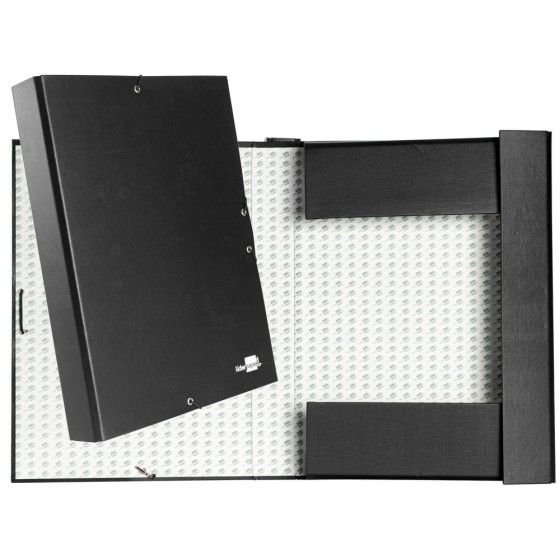 Carpeta proyectos liderpapel folio lomo 50mm carton forradonegra