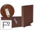 Carpeta de 2 anillas 40mm mixtas liderpapel folio carton cuero forrado compresor plastico