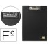 Carpeta liderpapel miniclip superior folio plastico negro
