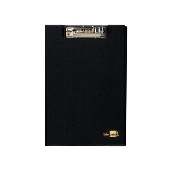 Carpeta liderpapel miniclip superior folio plastico negro
