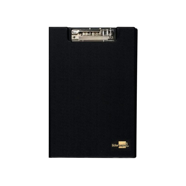 Carpeta liderpapel miniclip superior folio plastico negro