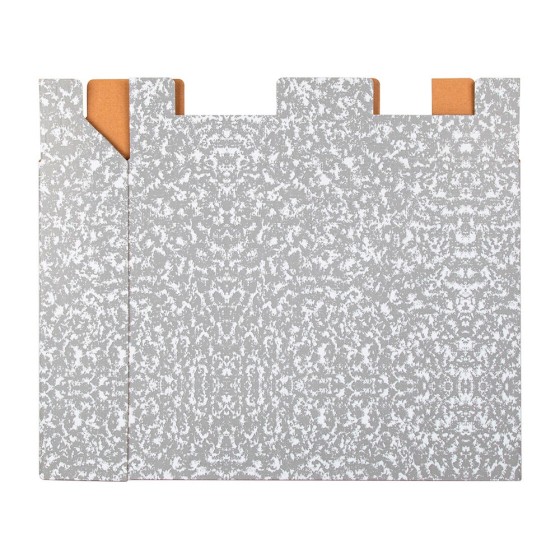 Caja archivador liderpapel classic red folio gris