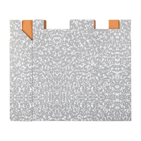 Caja archivador liderpapel classic red folio gris