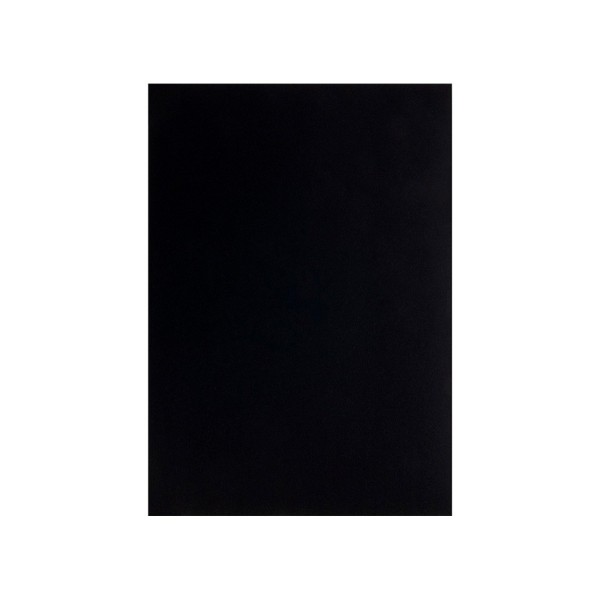 Cartulina liderpapel a4 180g/m2 negro paquete de 100 hojas