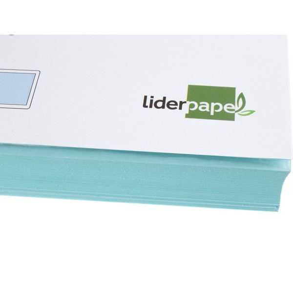 Cartulina liderpapel a4 180g/m2 celeste paquete de 100hojas