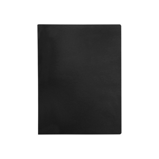 Carpeta liderpapel escaparate 37935 40 fundas polipropileno din a4 negro opaco